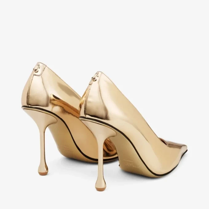 Ixia 95 gouden pumps van vloeibaar metaal Ixia 95 gouden pumps van vloeibaar metaal
