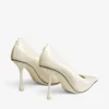 Ixia 95 Latte lakleren pumps