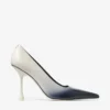 Ixia 95 Latte pumps van gespoten spazzolato-leer