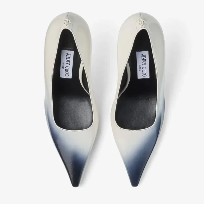Ixia 95 Latte pumps van gespoten spazzolato-leer