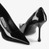Ixia 95 zwarte lakleren pumps