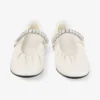 Jade Ballerina Latte Ballerina’s van zacht nappaleer met kristallen bandje Jade Ballerina Latte Ballerina’s van zacht nappaleer met kristallen bandje