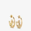 Jc Monogram Hoops Goudkleurig metaal Jc Monogram Hoops