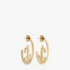 Jc Monogram Hoops Goudkleurig metaal Jc Monogram Hoops