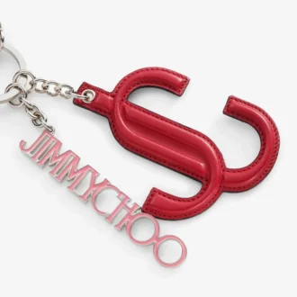 Jc Multi Charm Rood & Snoeproze Kalfsleren Tasbedel met Sterlogo Jc Multi Charm Rood & Snoeproze Kalfsleren Tasbedel met Sterlogo