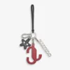 Jc Multi Charm Rood & Snoeproze Kalfsleren Tasbedel met Sterlogo
