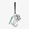 Jc Multi Charm Zilver & Groen Metallic Nappa Sterrenlogo Tasbedel
