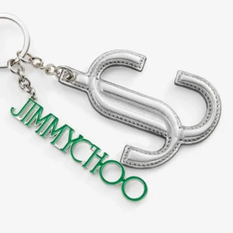 Jc Multi Charm Zilver & Groen Metallic Nappa Sterrenlogo Tasbedel Jc Multi Charm Zilver & Groen Metallic Nappa Sterrenlogo Tasbedel
