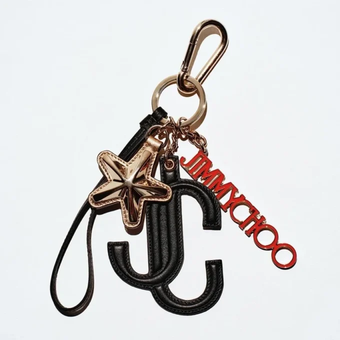 Jc Multi Charm Zwart & Oranje Kalfsleer Sterrenlogo Tasbedel