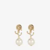 Jc Pearl Oorbellen Jc Pearl Oorknopjes van metaal met gouden afwerking