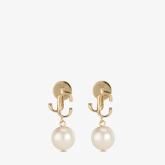 Jc Pearl Oorbellen Jc Pearl Oorknopjes van metaal met gouden afwerking Jc Pearl Oorbellen Jc Pearl Oorknopjes van metaal met gouden afwerking
