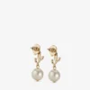 Jc Pearl Oorbellen Jc Pearl Oorknopjes van metaal met gouden afwerking