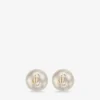Jc Pearl Studs Jc Pearl Stud-oorbellen van metaal met gouden afwerking