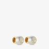 Jc Pearl Studs Jc Pearl Stud-oorbellen van metaal met gouden afwerking