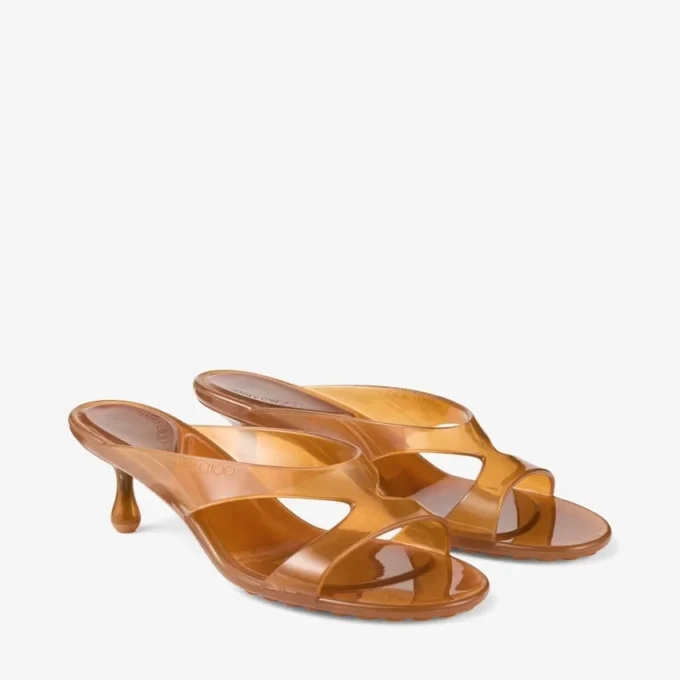 Jelly Drop 50 Amber jelly sandalen