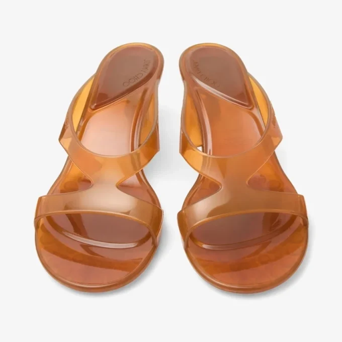 Jelly Drop 50 Amber jelly sandalen