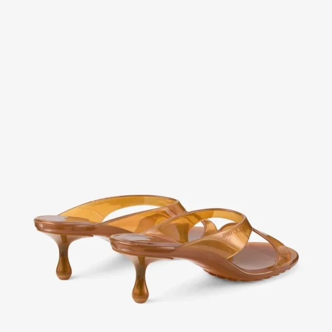 Jelly Drop 50 Amber jelly sandalen