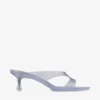 Jelly Drop 50 Zilveren glitter jelly sandalen Jelly Drop 50 Zilveren glitter jelly sandalen