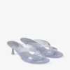 Jelly Drop 50 Zilveren glitter jelly sandalen Jelly Drop 50 Zilveren glitter jelly sandalen