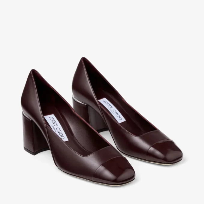 Jenson 65 Diep Merlot lakleder Nappa-pumps Jenson 65 Diep Merlot lakleder Nappa-pumps