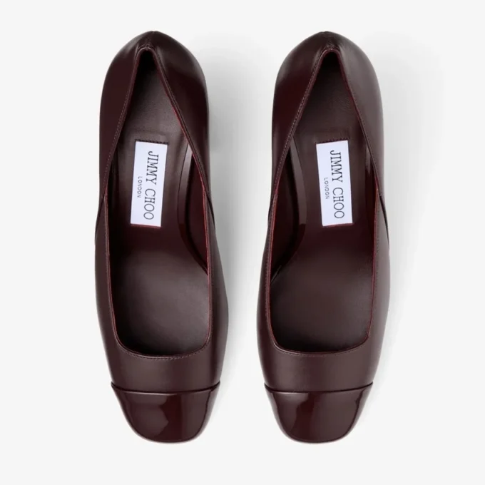 Jenson 65 Diep Merlot lakleder Nappa-pumps Jenson 65 Diep Merlot lakleder Nappa-pumps