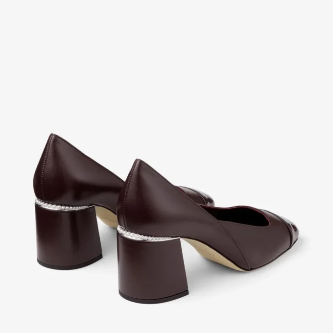 Jenson 65 Diep Merlot lakleder Nappa-pumps Jenson 65 Diep Merlot lakleder Nappa-pumps