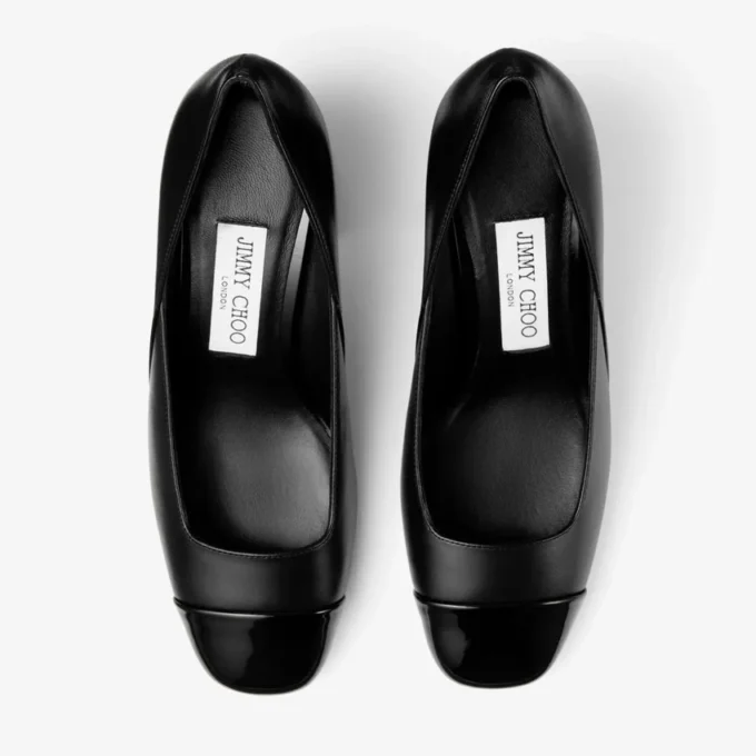 Jenson 65 Zwarte pumps van lakleer en nappaleer Jenson 65 Zwarte pumps van lakleer en nappaleer