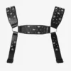 Jimmy Choo Noir Kei Ninomiya All Stars Harness Zwart harnas van glad kalfsleer met  metalen versiering met meerdere sterren