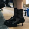 Jimmy Choo Noir Kei Ninomiya Maxi Loafer Zwarte gepolijste kalfsleren loafers Jimmy Choo Noir Kei Ninomiya Maxi Loafer Zwarte gepolijste kalfsleren loafers