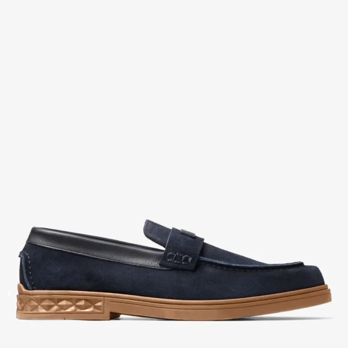 Josh Driver marineblauwe suède schoenen Josh Driver marineblauwe suède schoenen