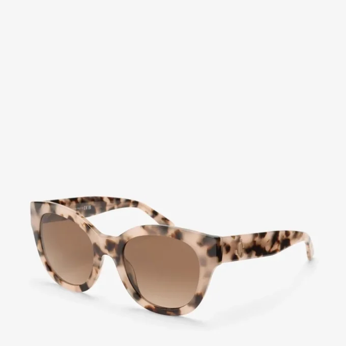 Kati Pink Havana ronde zonnebril Kati Pink Havana ronde zonnebril