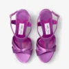 Kesia 120 Violet Orchid satijnen sandalen Kesia 120 Violet Orchid satijnen sandalen