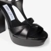 Kesia 120 zwarte leren sandalen Kesia 120 zwarte leren sandalen