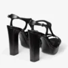Kesia 120 zwarte leren sandalen Kesia 120 zwarte leren sandalen