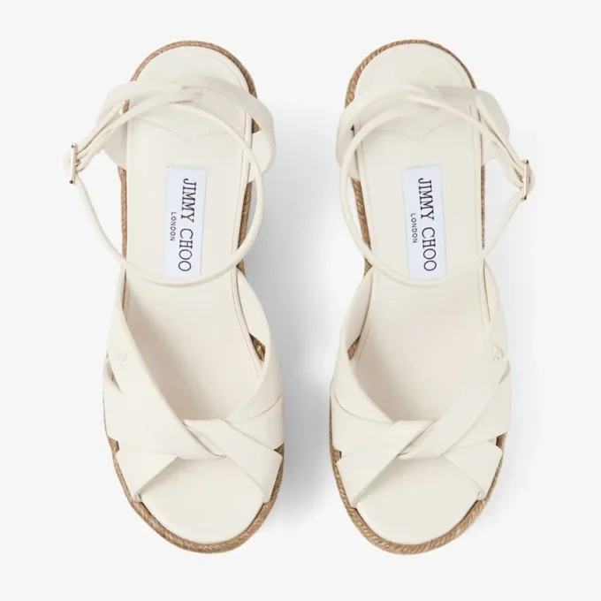 Korra 100 Latte Nappa-leren sleehakken Korra 100 Latte Nappa-leren sleehakken