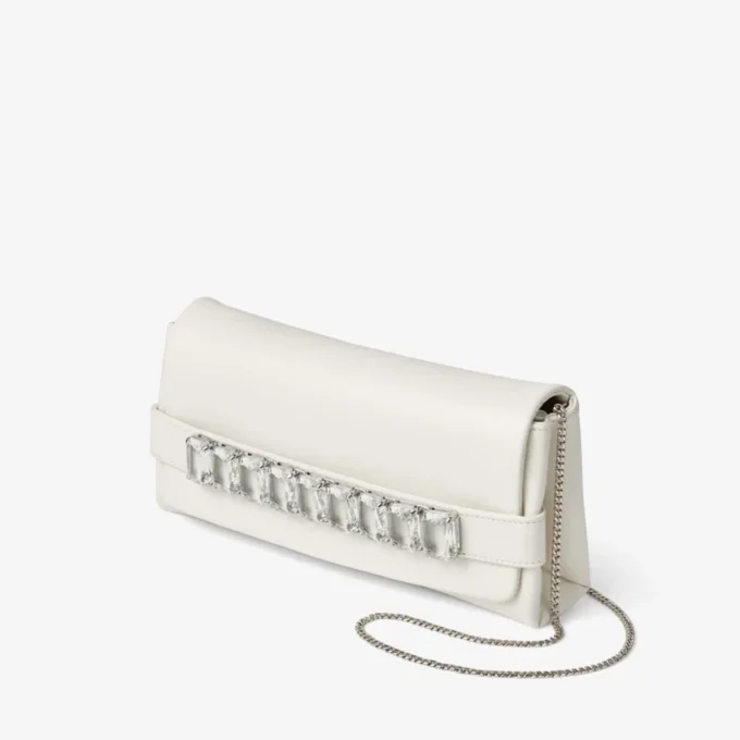 Kya Latte nappalederen clutch Kya Latte nappalederen clutch