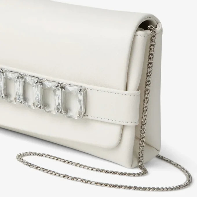 Kya Latte nappalederen clutch Kya Latte nappalederen clutch