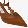 Lauri 50 Tan Mix suède slingbacks met kralen Lauri 50 Tan Mix suède slingbacks met kralen