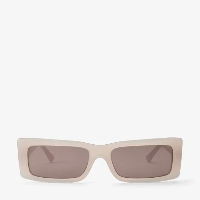 Lennon Opal Taupe rechthoekige zonnebril Lennon Opal Taupe rechthoekige zonnebril