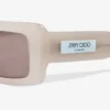 Lennon Opal Taupe rechthoekige zonnebril Lennon Opal Taupe rechthoekige zonnebril