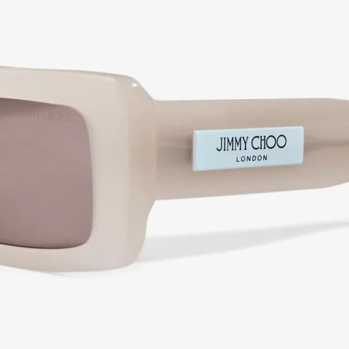 Lennon Opal Taupe rechthoekige zonnebril Lennon Opal Taupe rechthoekige zonnebril