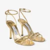 Leo 100 gouden sandalen van Candy Wrap-leer