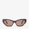 Leyla bruine Havana cat-eye zonnebril Leyla bruine Havana cat-eye zonnebril