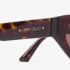 Leyla bruine Havana cat-eye zonnebril Leyla bruine Havana cat-eye zonnebril