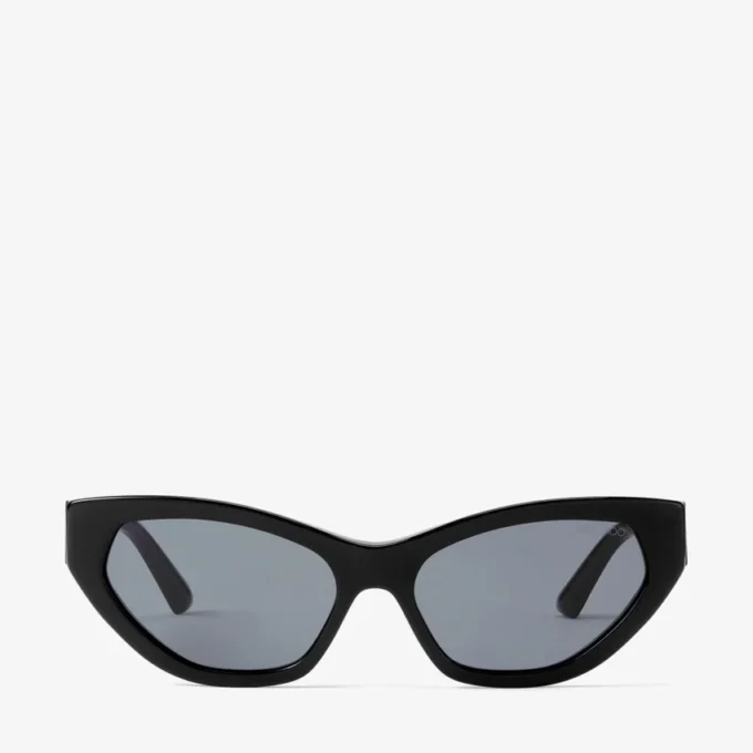 Leyla zwarte cat-eye zonnebril