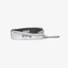 Lise portemonnee met ritssluiting van zilverkleurig vintage metallic leer Lise portemonnee met ritssluiting van zilverkleurig vintage metallic leer