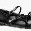 Loli Ballerina Zwarte glanzende nappaleren ballerina’s met strikken van zacht handschoenleer Loli Ballerina Zwarte glanzende nappaleren ballerina’s met strikken van zacht handschoenleer