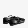 Loli Ballerina Zwarte glanzende nappaleren ballerina’s met strikken van zacht handschoenleer Loli Ballerina Zwarte glanzende nappaleren ballerina’s met strikken van zacht handschoenleer
