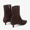 Lory enkellaars 35 Chocoladebruine suède enkellaarzen Lory enkellaars 35 Chocoladebruine suède enkellaarzen