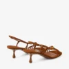 Lova 50 Tan Mix suède sandalen met kralen Lova 50 Tan Mix suède sandalen met kralen